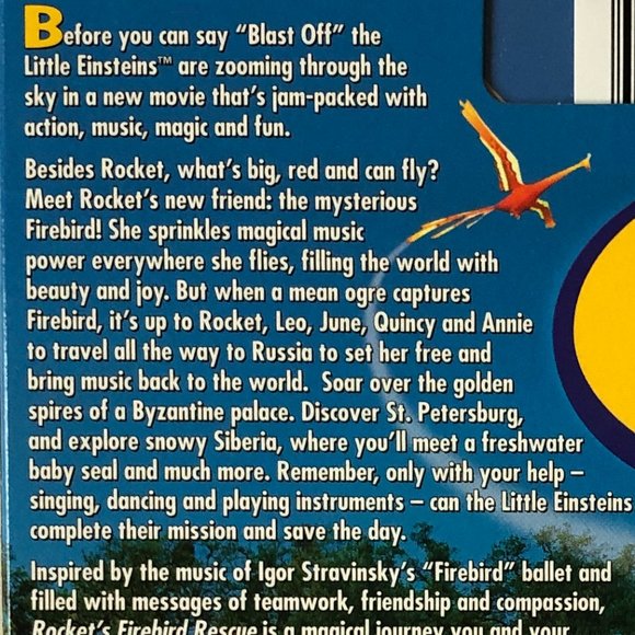 Little Einsteins 2 DVD's Rocket's Firebird Rescue & Legend Of The Golden Pyramid - Picture 7 of 11